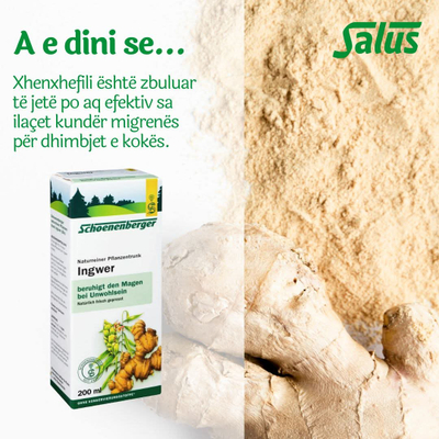 Salus - INGWER 200 ml tonik Xhenxhefili organik