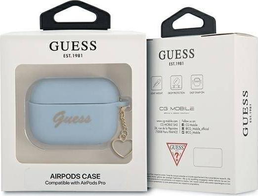 Kuti mbrojtëse Guess për AirPods Pro, e kaltër