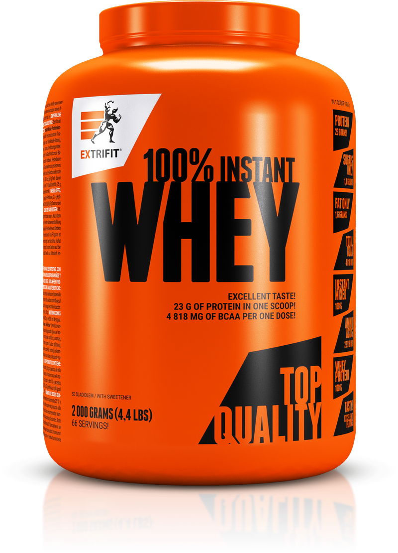 Suplemente Extrifit 100% Whey Instant Protein, Chocolate, 2kg, 66 Servime