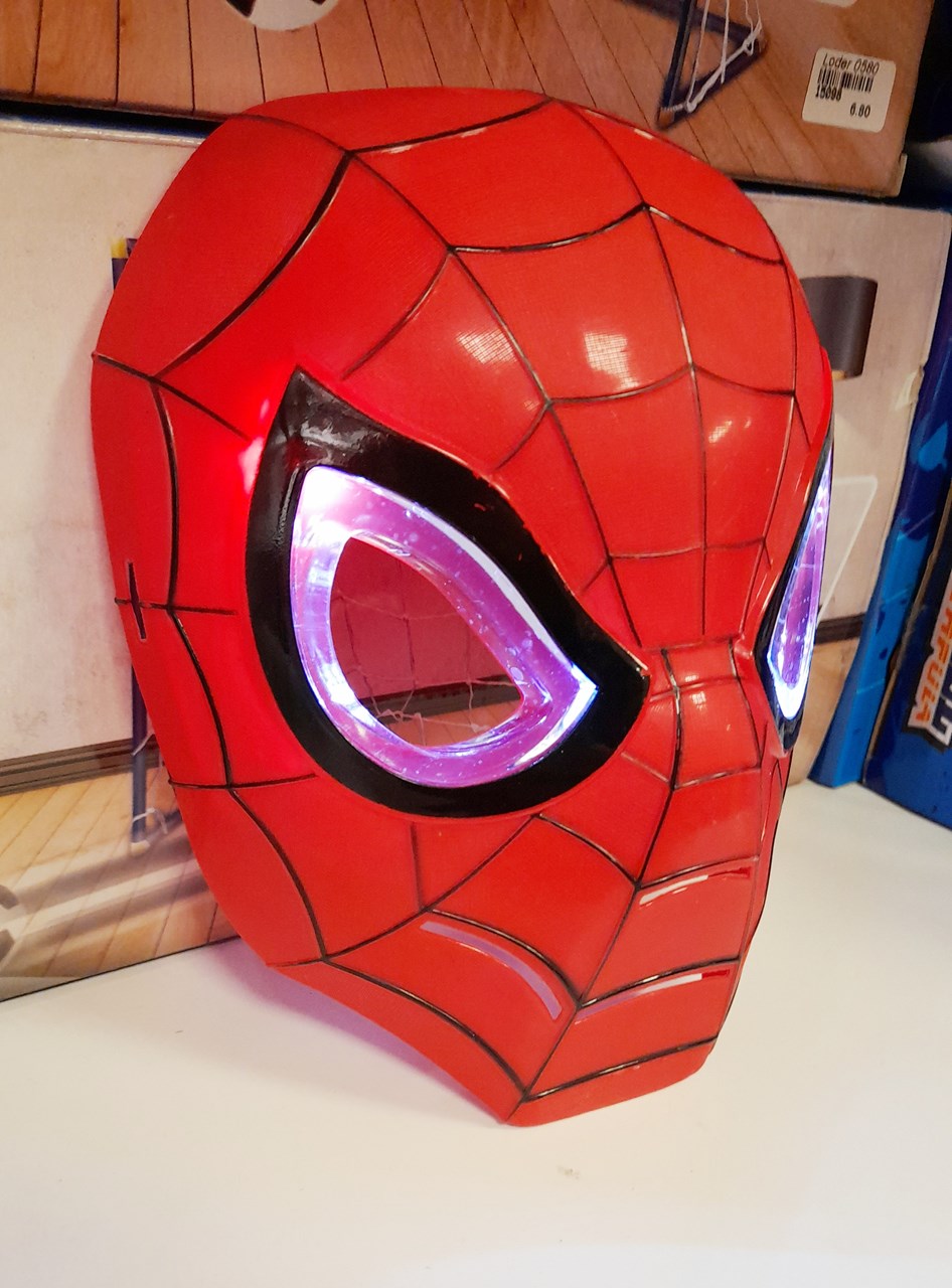 Maskë Spiderman, me drita
