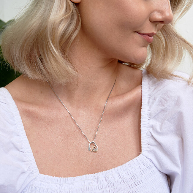 Hot Diamonds Amore Срце Приврзок