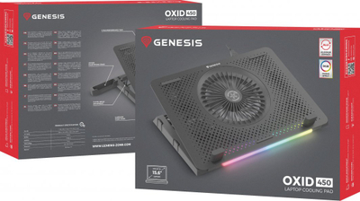 Ftohës Gensis OXID 450 RGB, e zezë