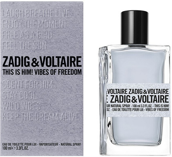 Eau de Toilette Zadig & Voltaire This Is Him! Vibes Of Freedom, 50 ml Eau de Toilette Zadig & Voltaire This Is Him! Vibes Of Freedom, 50 ml