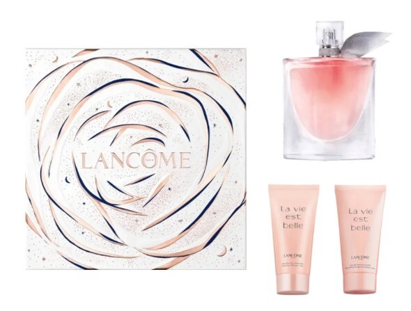Set Lancome, parfum La Vie Est Belle 50 ml + xhel dushi 50 ml + losion trupi 50 ml