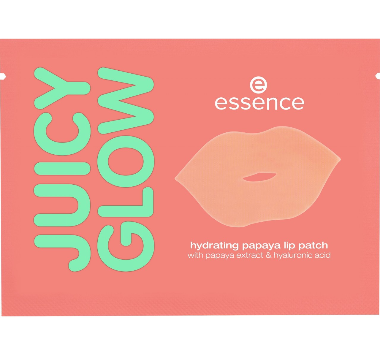 Maskë për buzë Essence Juicy Glow, Hydrating Papaya, 1 copë