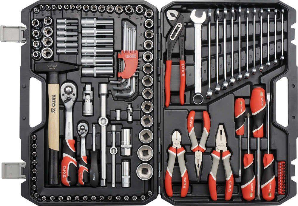 Set mjetesh pune Yato YT-38901, 1/4", 1/2", 122 copë