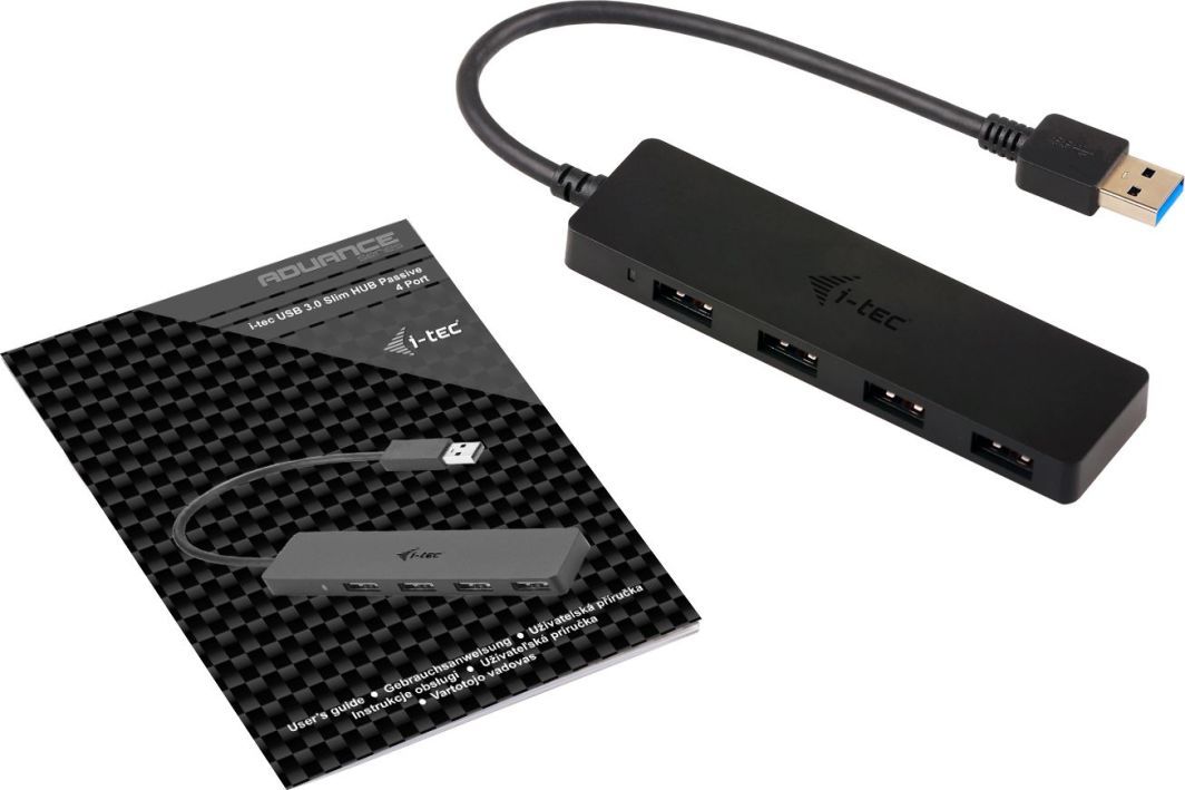 HUB USB I-TEC USB 3.0 Slim, 4 porte, i zi (U3HUB404)
