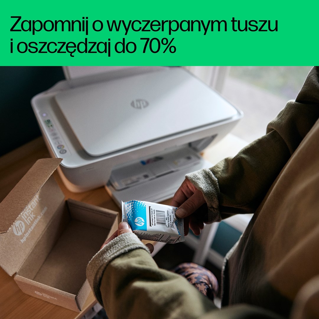 Printer multifunksional HP DeskJet 2820e, Inkjet termal, i hirtë