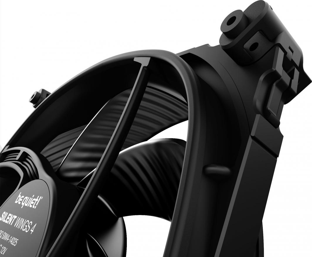 Ftohës be quiet! Silent Wings 4 PWM high-speed, 140 mm, i zi