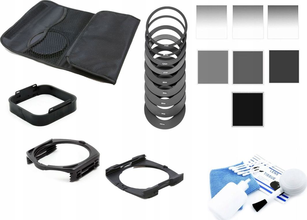Set për lente Massa COKIN, filterë ND 49 mm + mbajtëse/ kapak + komplet pastrimi + çantë Set për lente Massa COKIN, filterë ND 49 mm + mbajtëse/ kapak + komplet pastrimi + çantë