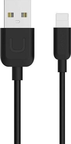Kabllo Lightning Usams USB-A, 1m, e zezë