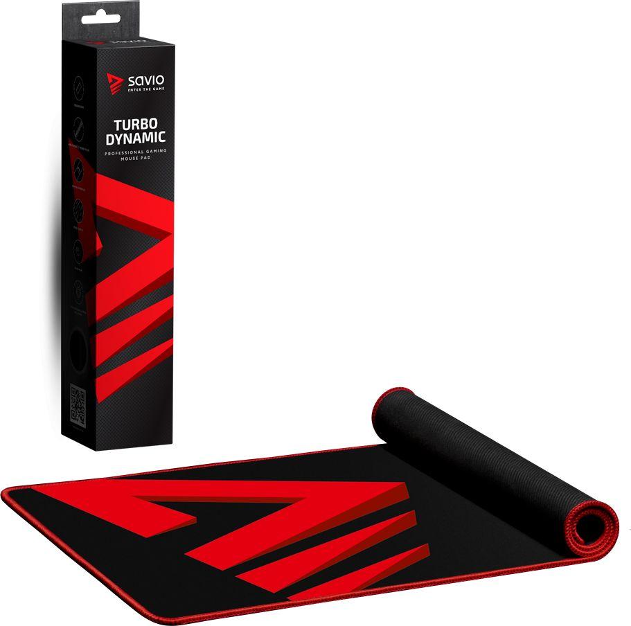 Mauspad Savio Turbo Dynamic, XXL, i kuq