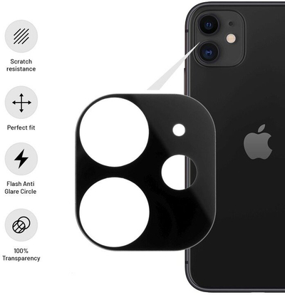 Xham mbrojtës FIXED për Apple iPhone 11, i zi