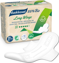 Peceta higjienike Vuokkoset 100% BIO VUK5857, 10 copë