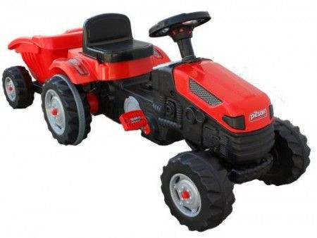 Traktor me pedale Pilsan, i kuq