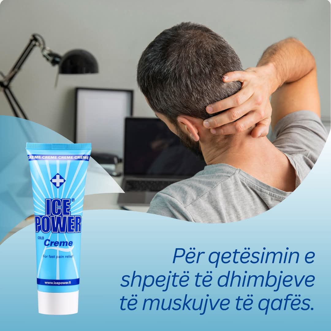 Ice Power Cold Creme, Sensitive 60 g - Krem i ftohtë mentoli,