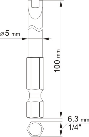Majë kaçavidash Yato Spanner, 1/4, 2 copë 