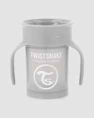 Shishe për bebe Twistshake 360 6+ muaj, Hiri Pastel