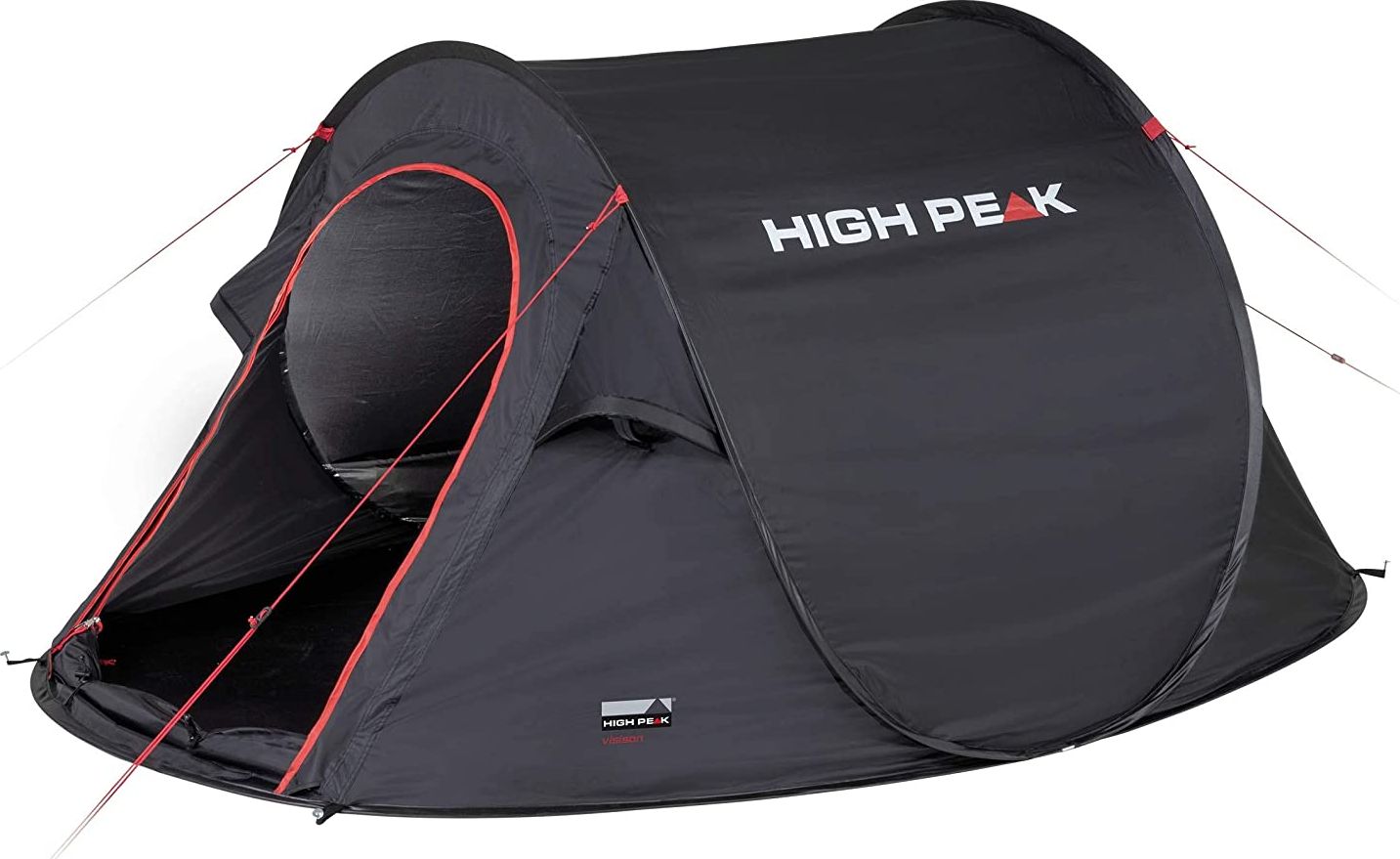 Tendë për kamping High Peak Vision 3, e zezë