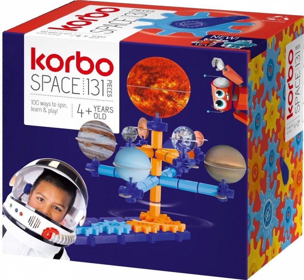Lodër blloqe Korbo Pads Space, 4+, 131 elemente
