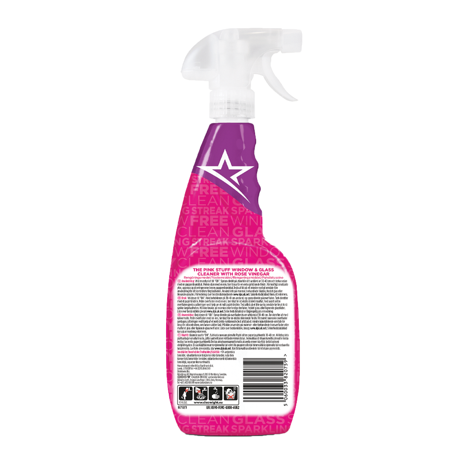 Pastrues xhamash dhe dritare The Pink Stuff, 750 ml
