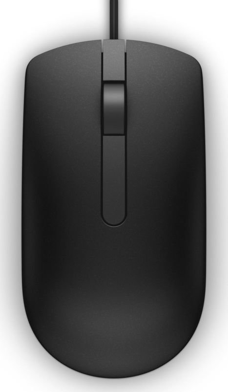 Глушец Dell MS116, со кабел, USB, црна
