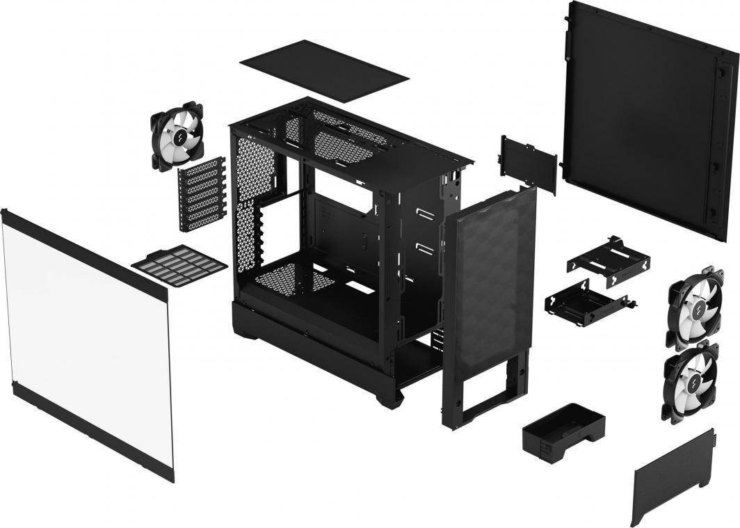 Kasë Fractal Design Pop Air RGB TG, Midi Tower