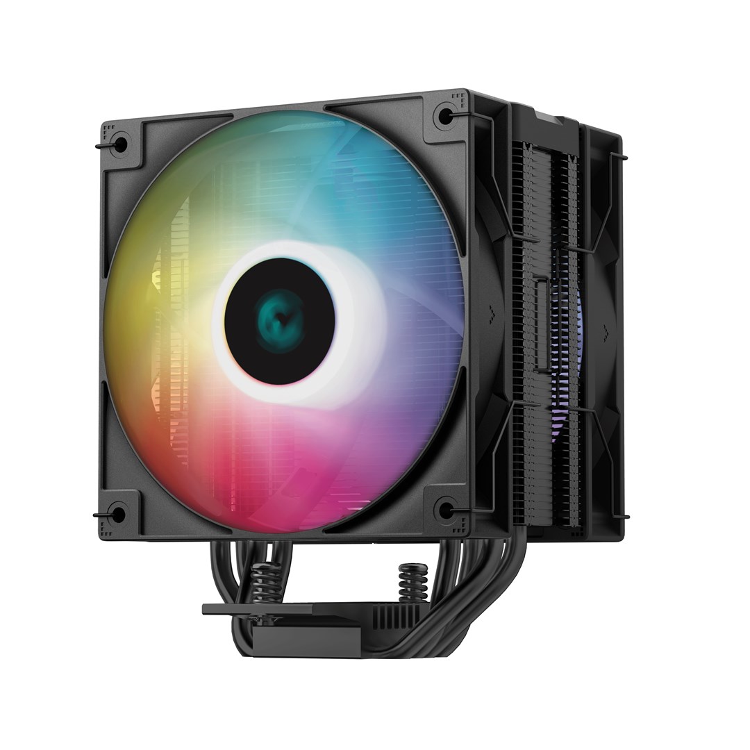 Ftohës CPU Deepcool AG400 DIGITAL PLUS, 120mm, ARGB, i zi