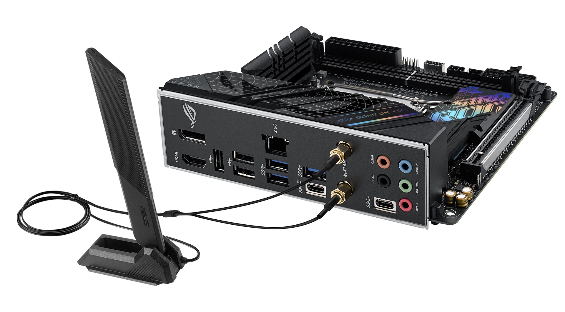Pllakë amë ASUS ROG STRIX B760-I Gaming WiFi Intel B760 LGA 1700 mini ITX