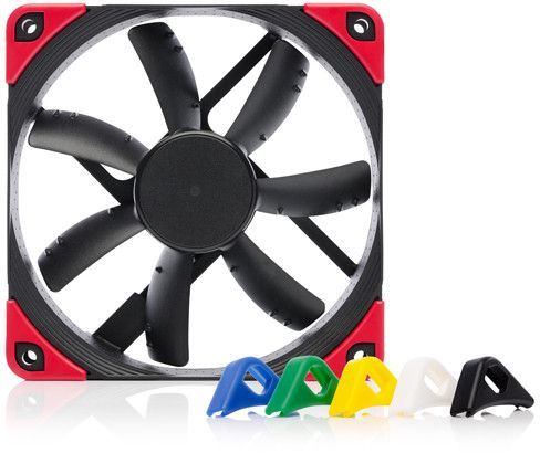 Ftohës Noctua NF-S12A PWM Chromax Black Swap, 120 mm