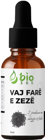 Vaj i farës së zezë Bio365, 30 ml Vaj i farës së zezë Bio365, 30 ml