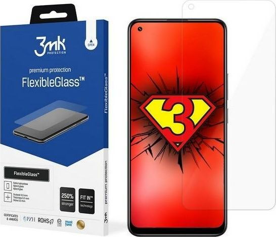 Xham hibrid 3MK për Realme 8 Pro, transparent