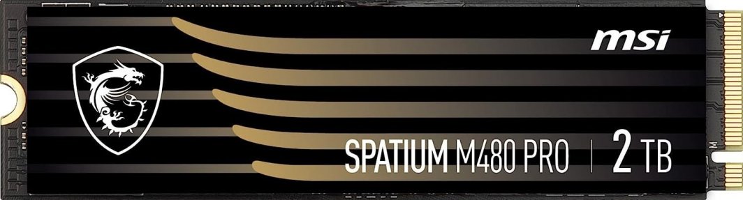 SSD диск MSI Spatium M480 Pro, 2TB, M.2 2280 PCI-E x4 Gen4 NVMe
