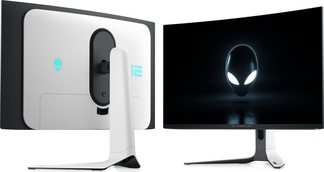 Monitor Dell Alienware AW3225QF OLED 210-BLLV, 3840 x 2160 (UHD 4K), DisplayPort x1, HDMI x2, USB-C x1, USB Type-B x1, i bardhë/zi