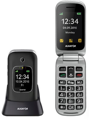 Celular Aligator V650, 2.4", i zi