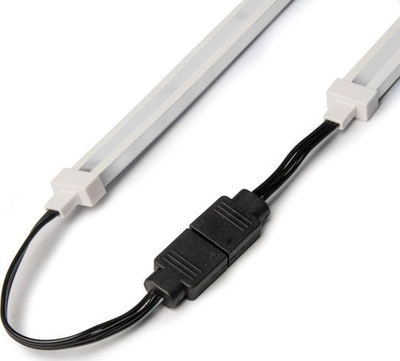 Shirita LED ARGB SilverStone LS04, te dyanshem, set 2 cope, te bardhe ...