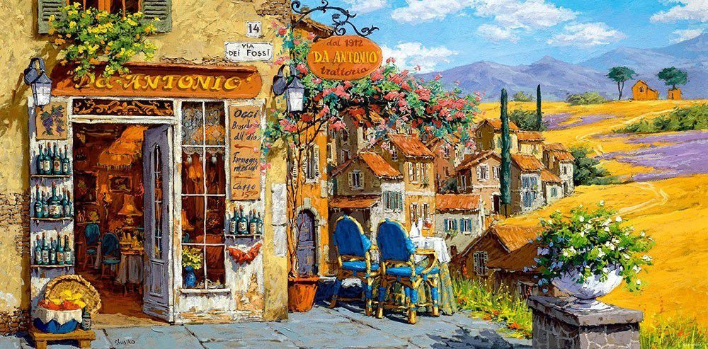 Puzzle Castorland, Colours of Tuscany, 4000 copë