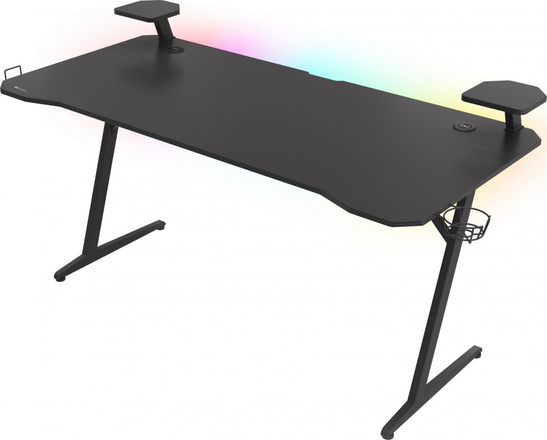 Tavolinë Genesis Holm 510 RGB 160 cm x 75 cm, e zezë Tavolinë Genesis Holm 510 RGB 160 cm x 75 cm, e zezë