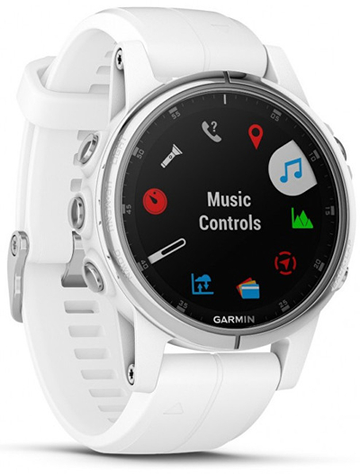 Orë e mençur Garmin Fenix 5S Plus, i bardhë