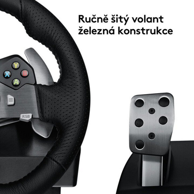 Set për vozitje Logitech G920 Racing Wheel për Xbox One/PC