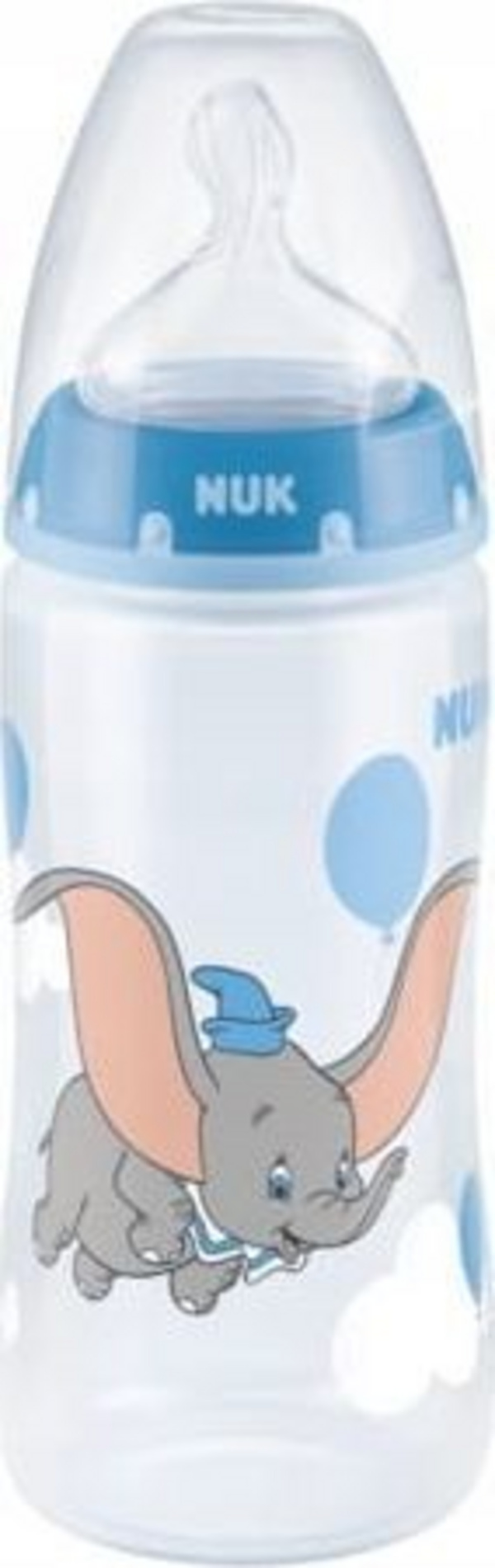 Shishe ushqimi për fëmijë NUK First Choice Dumbo, 300 ml, transparente Shishe ushqimi për fëmijë NUK First Choice Dumbo, 300 ml, transparente