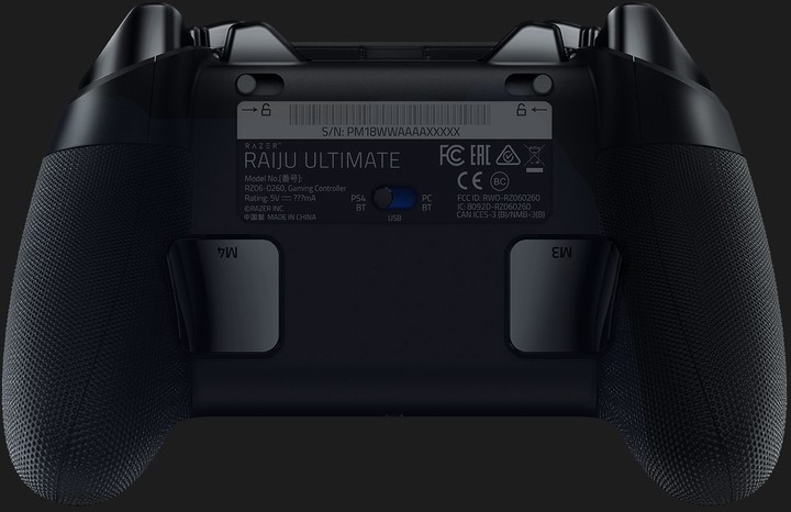 Kontroller Razer Raiju Ultimate 2019, Wireless (PC, PS4)