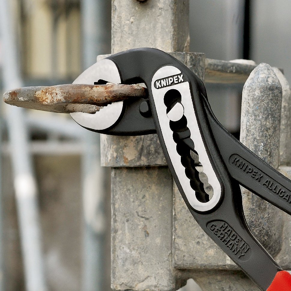 Pinca Knipex për tuba uji, 50mm, të kuqe / zeza (88 01 250)