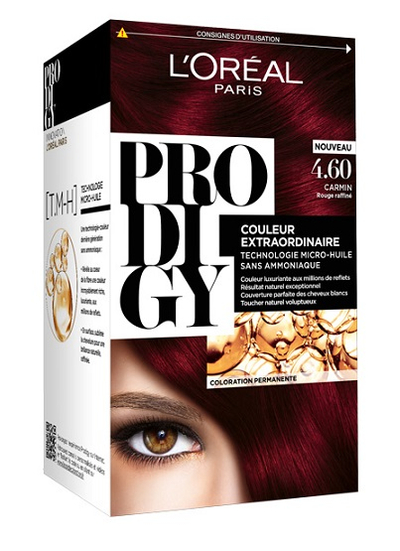 Ngjyrë e flokëve L'oreal Paris Prodigy, 4.6 reddish brown