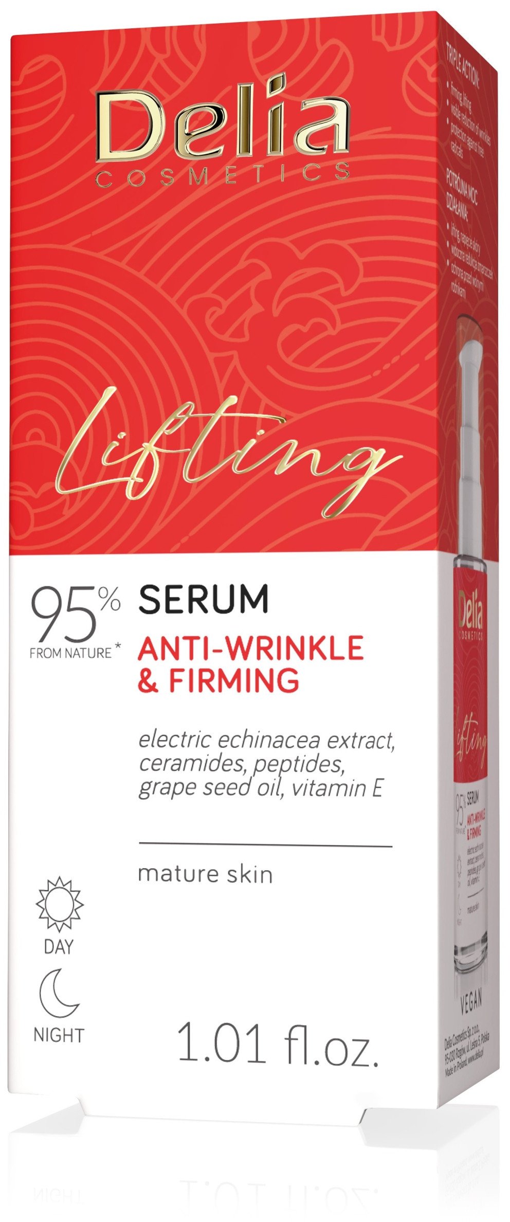 Серум лифтинг за ден и ноќ за лице BioIQ, против брчки, 30 ml, | ZirafaMall