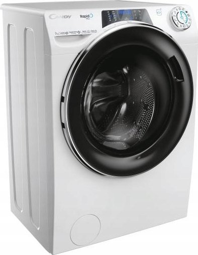Lavatriçe Candy RapidO Pro RP4 476BWMBC/1 S, 7 kg, 1400 rpm, e bardhë