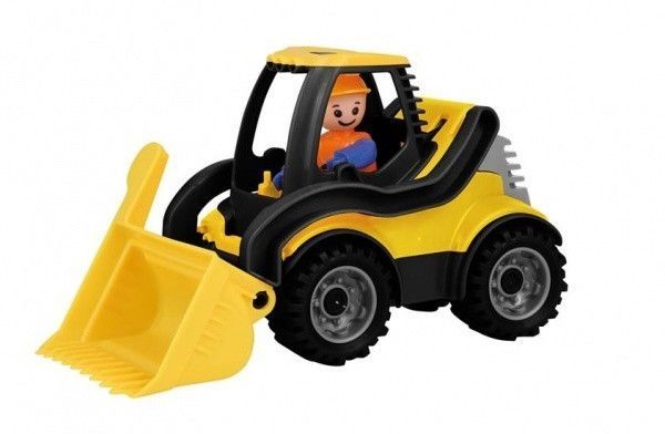 Lodër buldozer Lena, 21cm, i verdhë