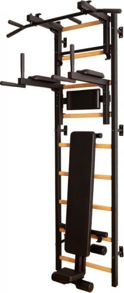 Shkallë për gjimnastikë Benchk (830016), 240cm, me paralele, parmak dhe stol