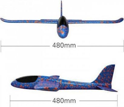 Aeroplan glider me dy mënyra fluturimi GPX Extreme, i kaltër