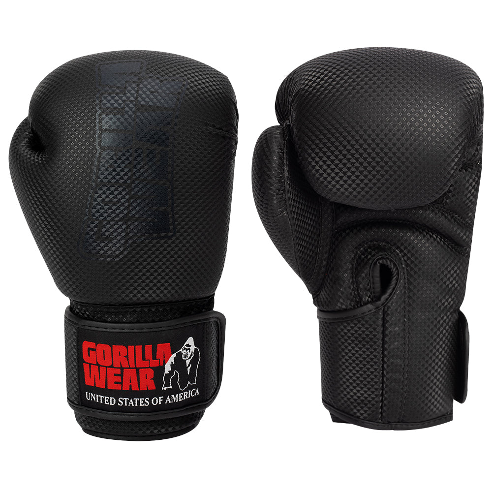 Montello Boxing Gloves - Black, 14oz